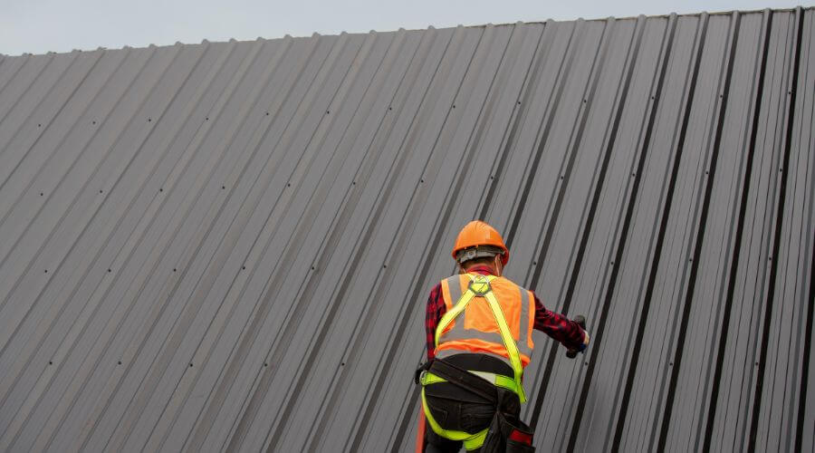 Professional metal roof installation services in Hobbs, IN